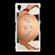 Coque Sony Xpéria Z1 Femme enceinte ventre 