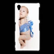 Coque Sony Xpéria Z1 Bébé ruban bleu