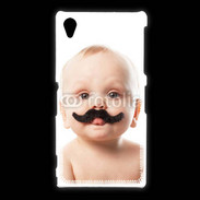 Coque Sony Xpéria Z1 Bébé avec moustache