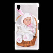Coque Sony Xpéria Z1 Bébé dans un panier