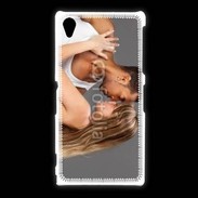 Coque Sony Xpéria Z1 Couple métisse 1