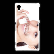 Coque Sony Xpéria Z1 Femme asiatique glamour et souriante