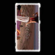 Coque Sony Xpéria Z1 Danseuse orientale dune désert