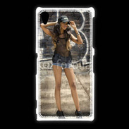 Coque Sony Xpéria Z1 Femme métisse hip hop r'n'b sexy