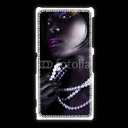 Coque Sony Xpéria Z1 Femme africaine glamour et sexy 7