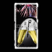 Coque Sony Xpéria Z1 Feu d'artifice jour de l'an