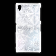 Coque Sony Xpéria Z1 Etoiles de neige