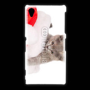 Coque Sony Xpéria Z1 Chaton Noël