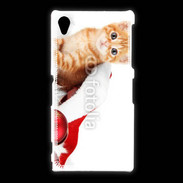 Coque Sony Xpéria Z1 Chaton Noël
