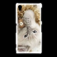 Coque Sony Xpéria Z1 Chat Noël