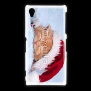 Coque Sony Xpéria Z1 Chaton Noël 2