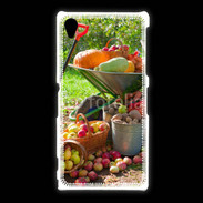 Coque Sony Xpéria Z1 fruits et légumes d'automne