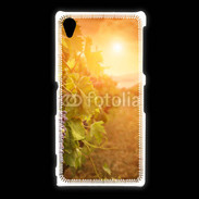 Coque Sony Xpéria Z1 Automne, vignes, couché de soleil