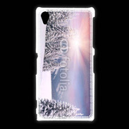 Coque Sony Xpéria Z1 paysage d'hiver