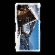 Coque Sony Xpéria Z1 Chalet enneigé