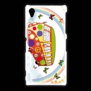 Coque Sony Xpéria Z1 Flower power
