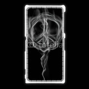 Coque Sony Xpéria Z1 Paix et fumée