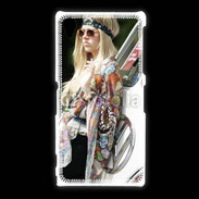 Coque Sony Xpéria Z1 Flower power 5