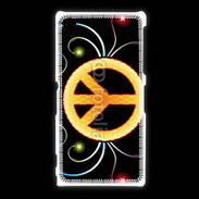 Coque Sony Xpéria Z1 Gold hippie