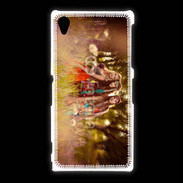 Coque Sony Xpéria Z1 Groupe de hippie dans les champs