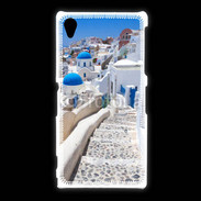 Coque Sony Xpéria Z1 Village sur l'Île de Santorini en Grêce
