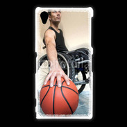 Coque Sony Xpéria Z1 Joueur de basket en fauteuil