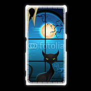 Coque Sony Xpéria Z1 Chat noir
