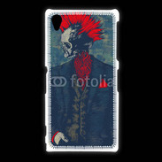 Coque Sony Xpéria Z1 Tête de mort Punk