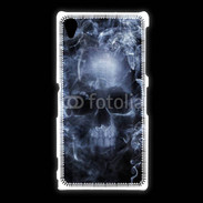 Coque Sony Xpéria Z1 Tête de mort en fumée 5