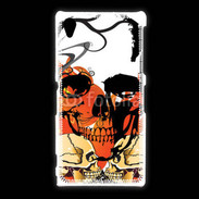 Coque Sony Xpéria Z1 Design Tête de mort