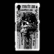 Coque Sony Xpéria Z1 Tête de Mort Frankfurt