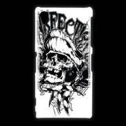 Coque Sony Xpéria Z1 Tête de mort Vie de Pirates
