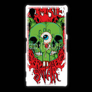 Coque Sony Xpéria Z1 Tête de Mort Zombie 15