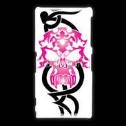 Coque Sony Xpéria Z1 Tête de Mort Tatouage 10