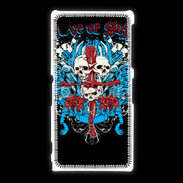 Coque Sony Xpéria Z1 Tête de Mort Believe or Suffer