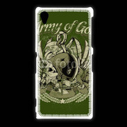 Coque Sony Xpéria Z1 Tête de Mort Army of God