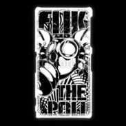 Coque Sony Xpéria Z1 Tête de Mort Police