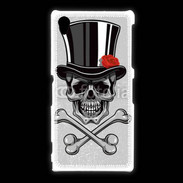 Coque Sony Xpéria Z1 Tête de Mort avec classe