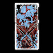 Coque Sony Xpéria Z1 Tête de Mort Traficant