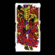 Coque Sony Xpéria Z1 Tête de Mort Zombie 35