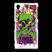 Coque Sony Xpéria Z1 Tête de Mort Zombie 45