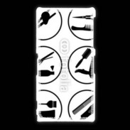 Coque Sony Xpéria Z1 Icônes coiffeur