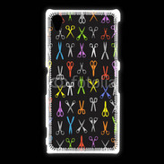 Coque Sony Xpéria Z1 Fond ciseau coiffeur