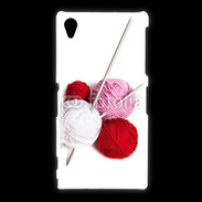 Coque Sony Xpéria Z1 Tricot et couture