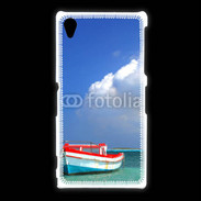 Coque Sony Xpéria Z1 Bateau de pêcheur en mer