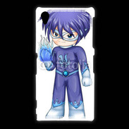 Coque Sony Xpéria Z1 Chibi style illustration of a superhero