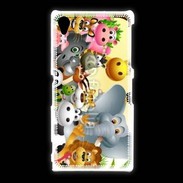 Coque Sony Xpéria Z1 Cartoon animaux fun