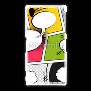 Coque Sony Xpéria Z1 Comic strip speech bubbles
