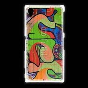 Coque Sony Xpéria Z1 graffiti fuck 