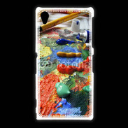 Coque Sony Xpéria Z1 Tube de peinture